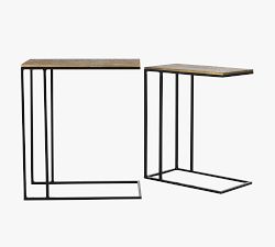 Greyson Rectangular Metal Nesting End Table