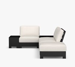 Malibu Metal Platform 5-Piece Outdoor Sectional Set (132")