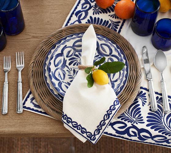 Pottery Barn Outlet サービングプレートセット Pottery Barn Under The Sea Clamshell Shell Plate 8