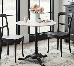Rae Round Marble Pedestal Bistro Dining Table (32&quot;)