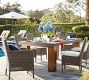 Abbott Concrete &amp; Acacia Chunky Leg Outdoor Dining Table (96&quot;)