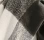 Colour Blocked Faux Mohair Throw