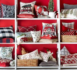 Polka Dot Crewel Pillow