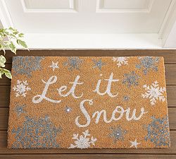 Let It Snow Light Up Doormat