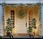 Lit Faux Draping Tree In Basket