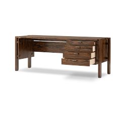 Dakota Writing Desk with Drawers (78.5&quot;)