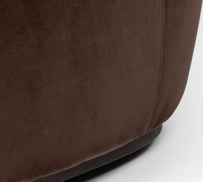 Brown fabric upholstery close-up showing texture