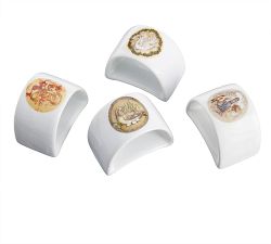 Twelve Days of Christmas Napkin Ring, Set of 12
