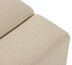 Andrea Slipcovered Accent Double Bench