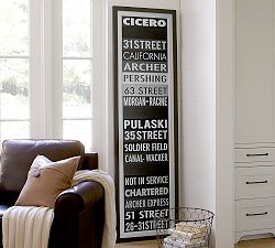 Chicago Sign Framed Print