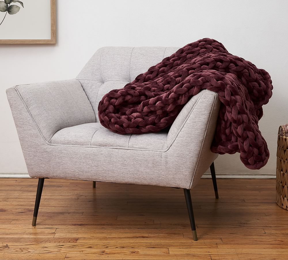 Open Box: Bearaby Velvet Napper Weighted Blanket