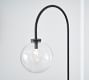 Claremont Glass Globe Floor Lamp (65")