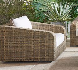 Havana All-Weather Wicker Swivel Lounge Chair