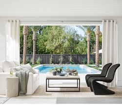 Open Box: Sunbrella&#0174; Solid Outdoor Grommet Curtain