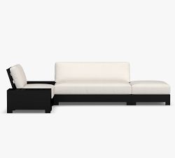 Malibu Metal Platform 5-Piece Outdoor Sectional Set (132")