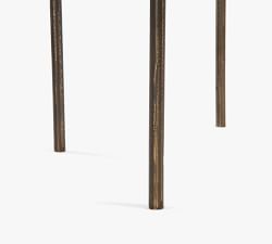 Isa Modern Planters With Stand - White/Brass