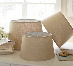 Natural Weave Tapered Drum Lamp Shade (13"-19'')