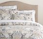 Celeste Damask Percale Duvet Cover
