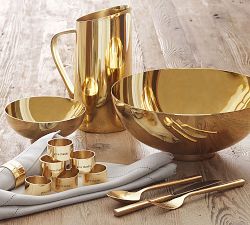 Give Thanks Gold Napkin Ring, Set of 4