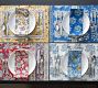 Annalise Block Print Reversible Cotton Placemats - Set of 4