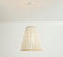 Bristol Wood Bead Tapered Pendant (24&quot;)