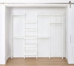 Essential&#160;Reach-In&#160;Closet by Hold Everything,&#160;8' Hanging System with&#160;Shoe Storage&#8203;