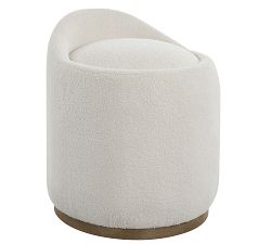 Berrie Upholstered Swivel Ottoman