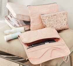 Monique Lhuillier Blossom Beaded Cosmetic Bag
