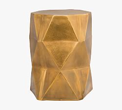 Open Box: Monark Geometric Metal Accent Table (13&quot;)