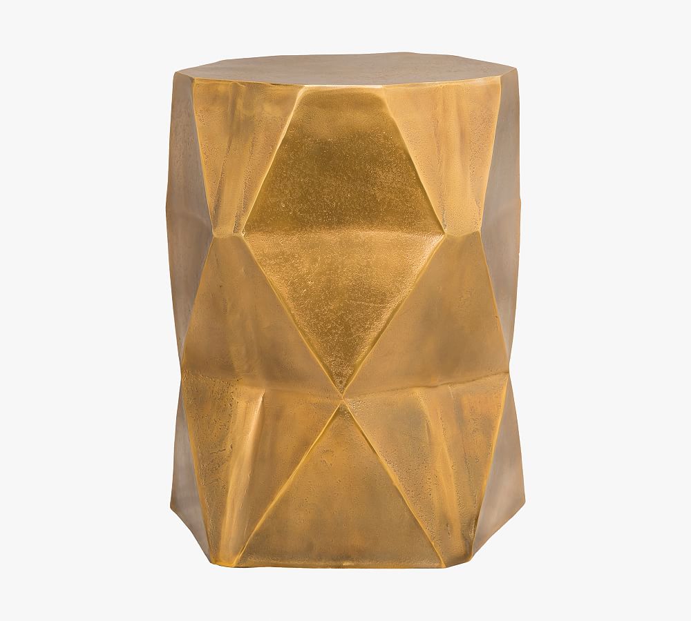 Open Box: Monark Geometric Metal Accent Table (13&quot;)