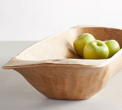 Open Box: Wooden Dough Bowl Trays