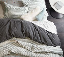 The Emily &amp; Meritt Garden Stripe Cotton Comforter & Shams