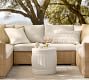 Bridgeport Metal Round Outdoor Side Table (19&quot;)