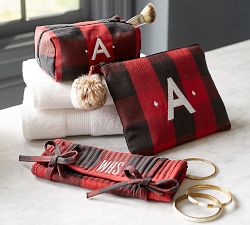 Buffalo Check Jewelry Pouch