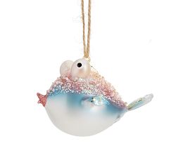 Embellished Blowfish Ornament