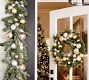Faux Pine Ornament Wreath &amp; Garland