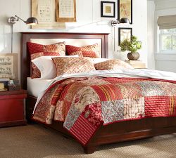 Georgia Patchwork Sham - Red