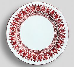 Tahoe Fair Isle Stoneware Dinner Plates - Set of 4