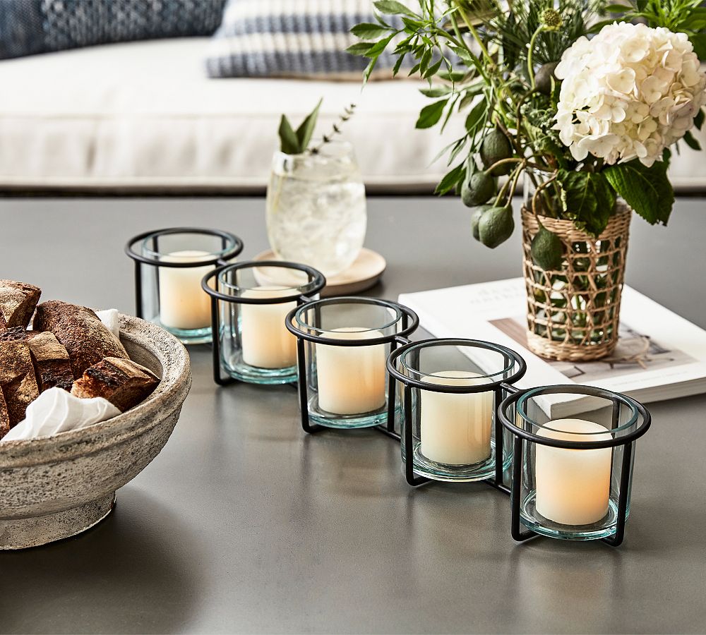 Dani Handcrafted Circular Candle Holders&#65279;