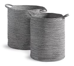 Diana Round Baskets, Set of 2