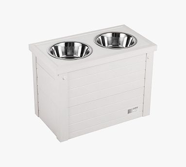 （US発）Pottery Barn フードボウル スタンドのセット ペットフードボウルスタンドセット ペットフードボウル スタンド