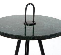 Round Marble Accent Table