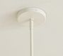 Bristol Wood Bead Tapered Pendant (24&quot;)