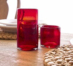 Santino Recycled Cocktail Glasses - Red