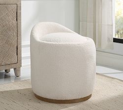 Berrie Upholstered Swivel Ottoman