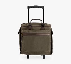Greenpoint Waxed Canvas 12 Bottle Wine Rolling Cooler