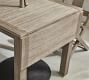 Indio Eucalyptus Drop Leaf Outdoor Dining Table (31&quot;)