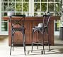 X-Back Metal Outdoor Barstool