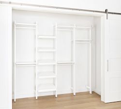 Essential&#160;Reach-In&#160;Closet by Hold Everything,&#160;8' Hanging System with&#160;Shoe Storage&#8203;