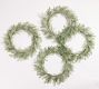 Snowy Wreath Chargers - Set of 4